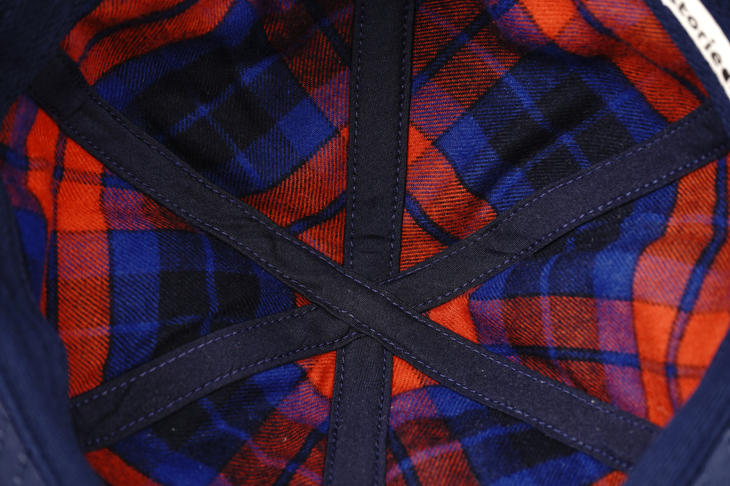 Navy Speckled Wool w/ Flannel Liner