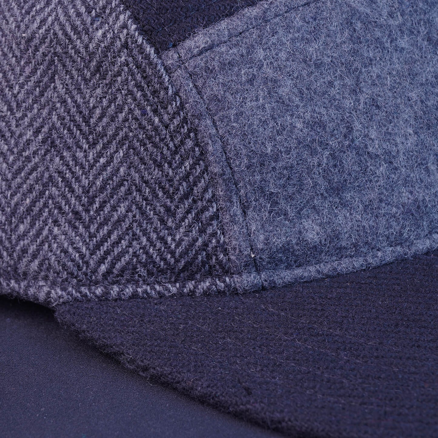 Black & Grey Wool Color Block
