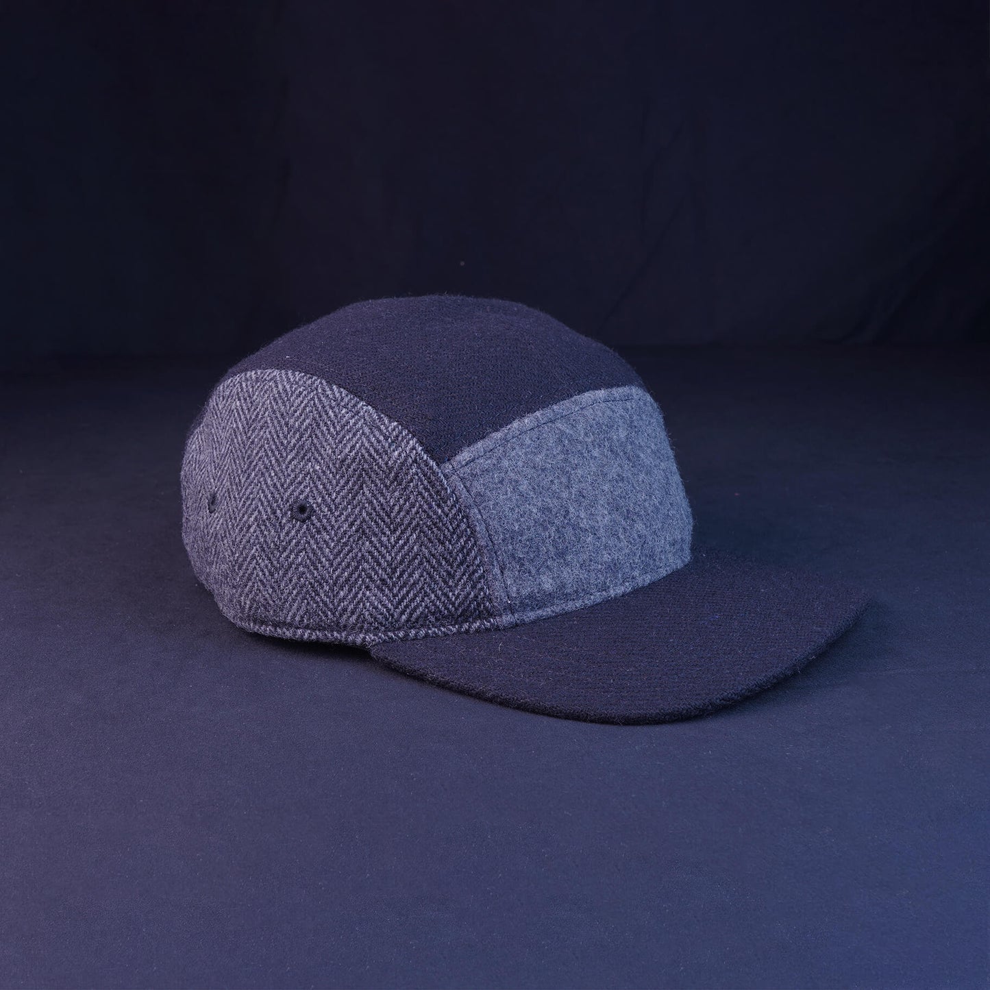 Black & Grey Wool Color Block
