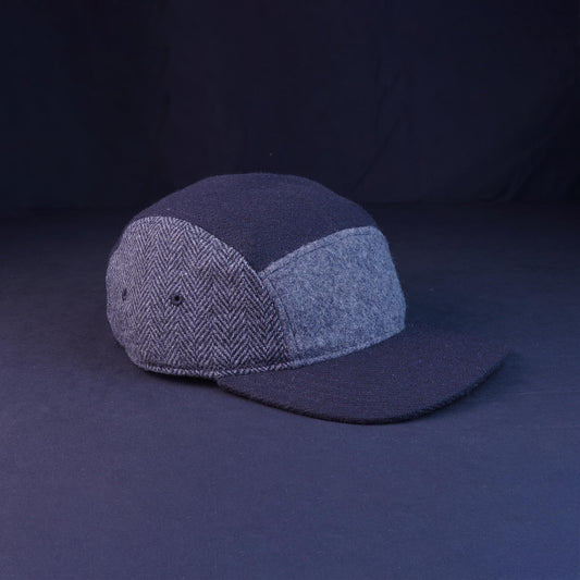 Black & Grey Wool Color Block