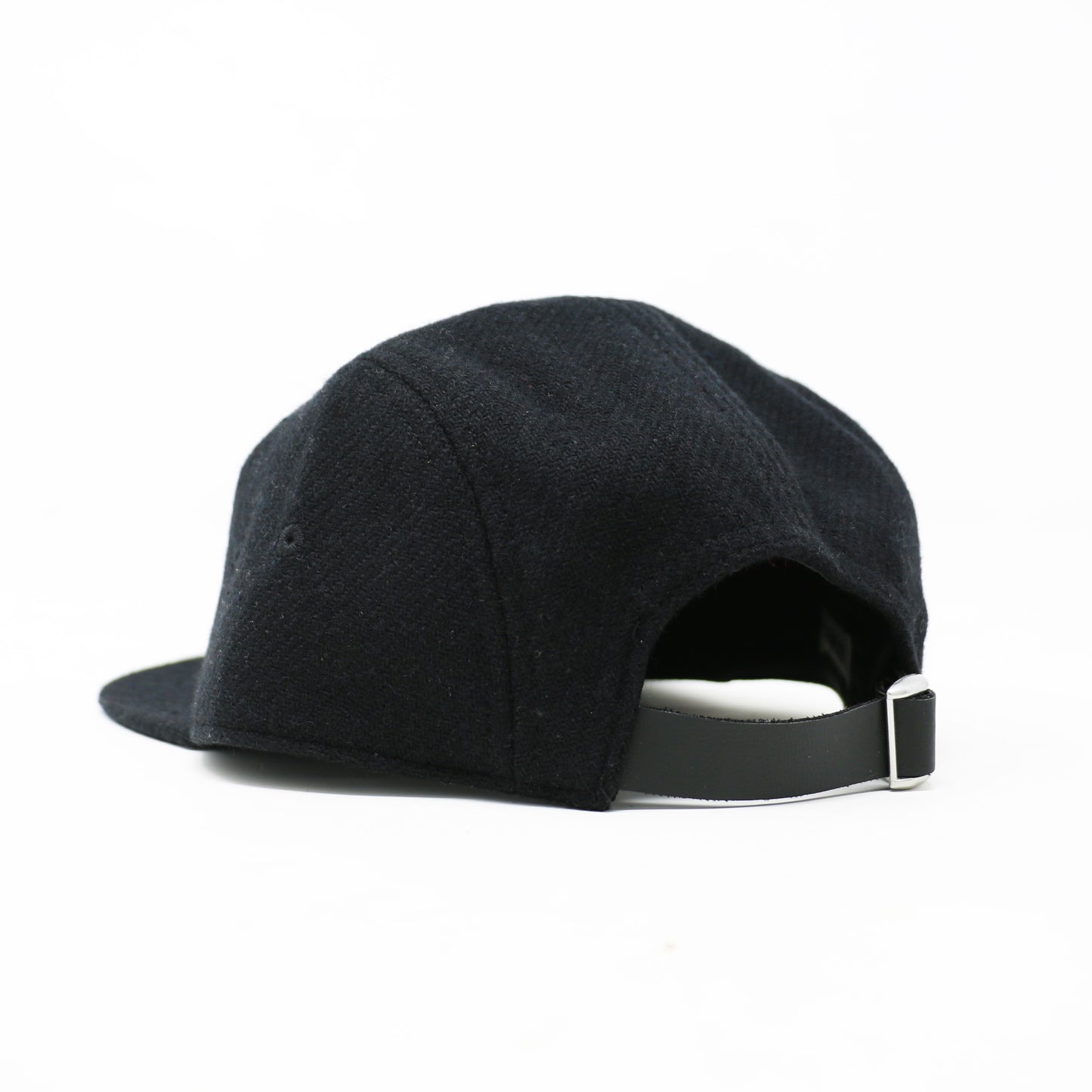Black Wool 5-Panel