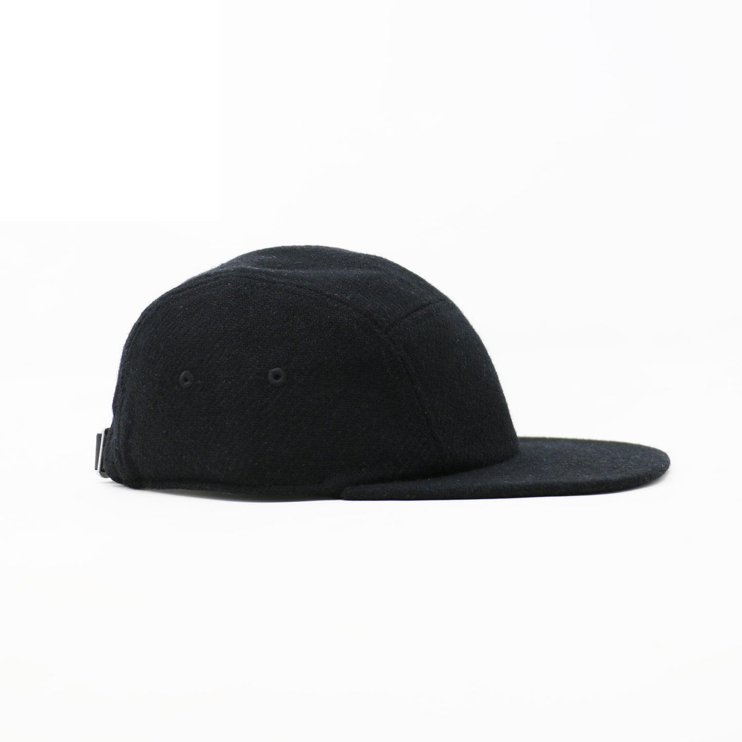 Black Wool 5-Panel