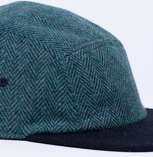 Black, Grey & Emerald Wool