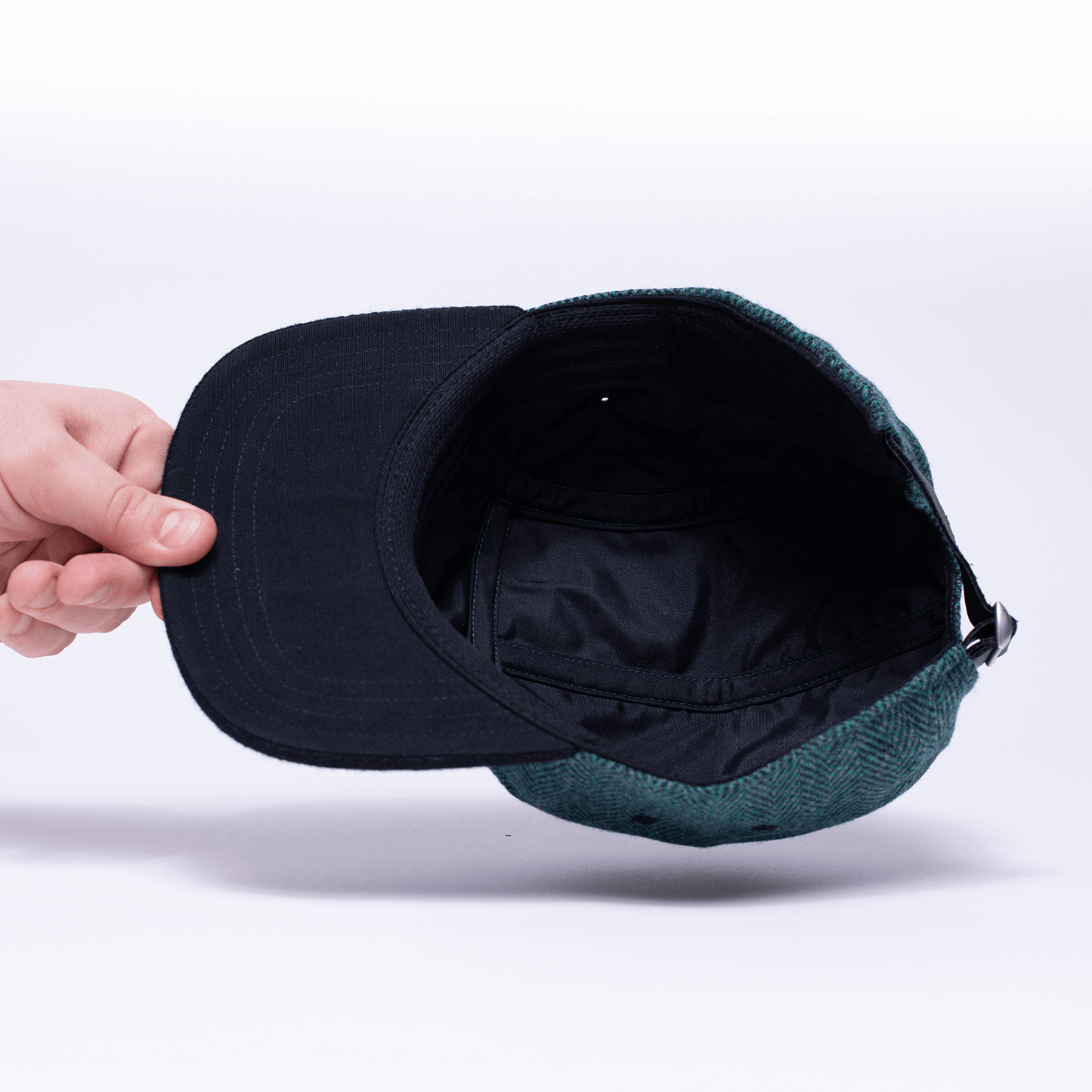 Black, Grey & Emerald Wool