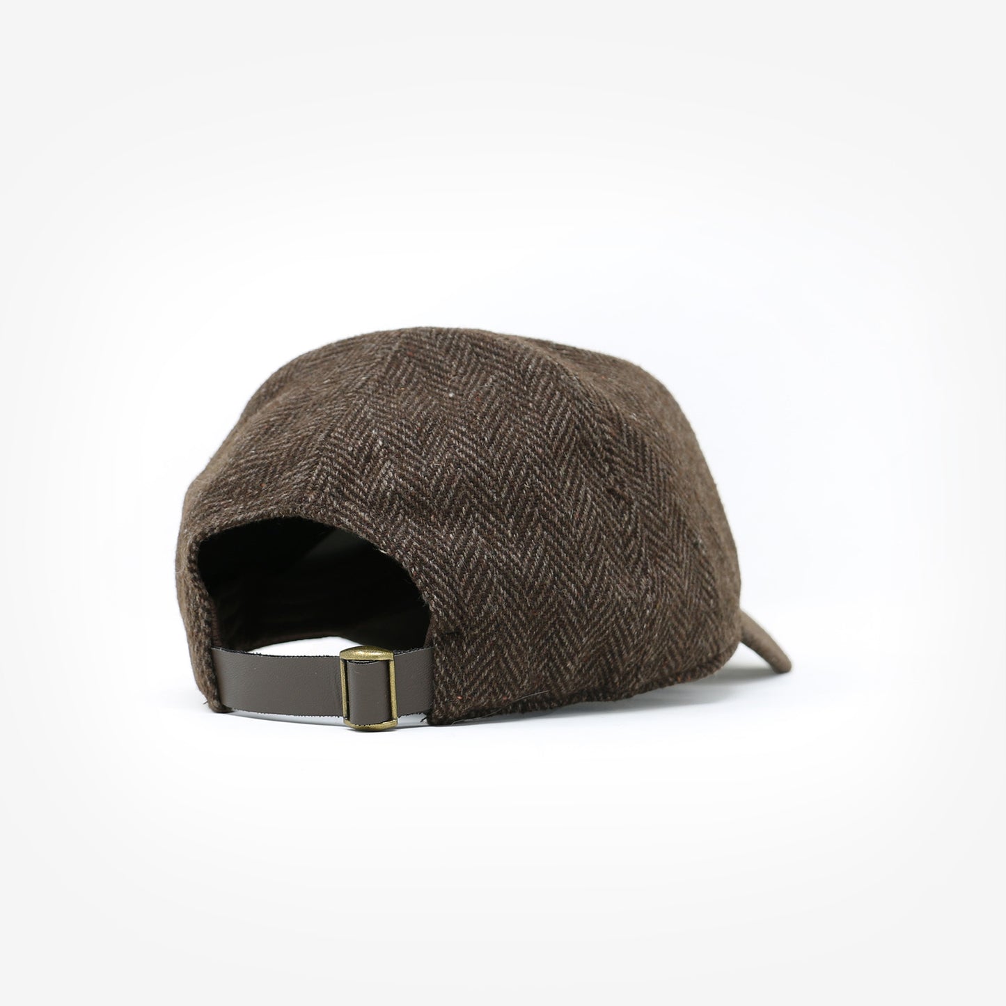 Brown & Tan Wool 6-Panel