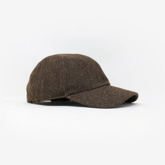 Brown & Tan Wool 6-Panel