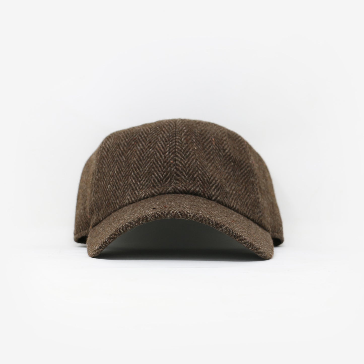 Brown & Tan Wool 6-Panel