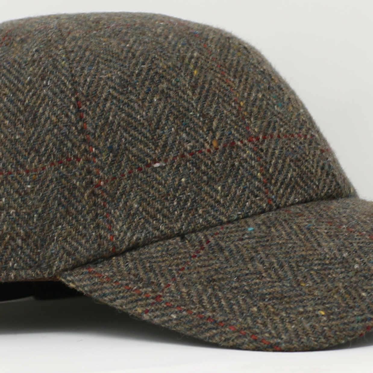 Olive & Brown Wool 6-Panel