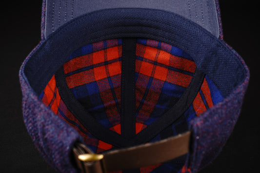 Navy Speckled Wool w/ Flannel Liner