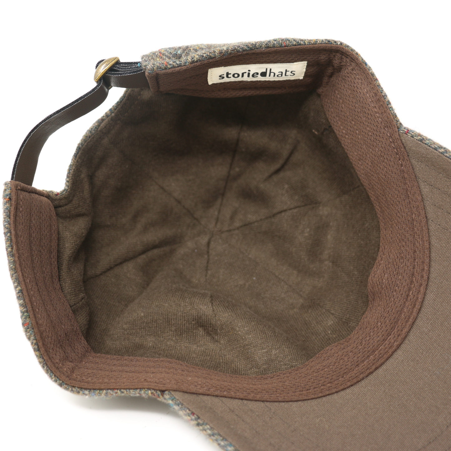 Olive & Brown Wool 6-Panel