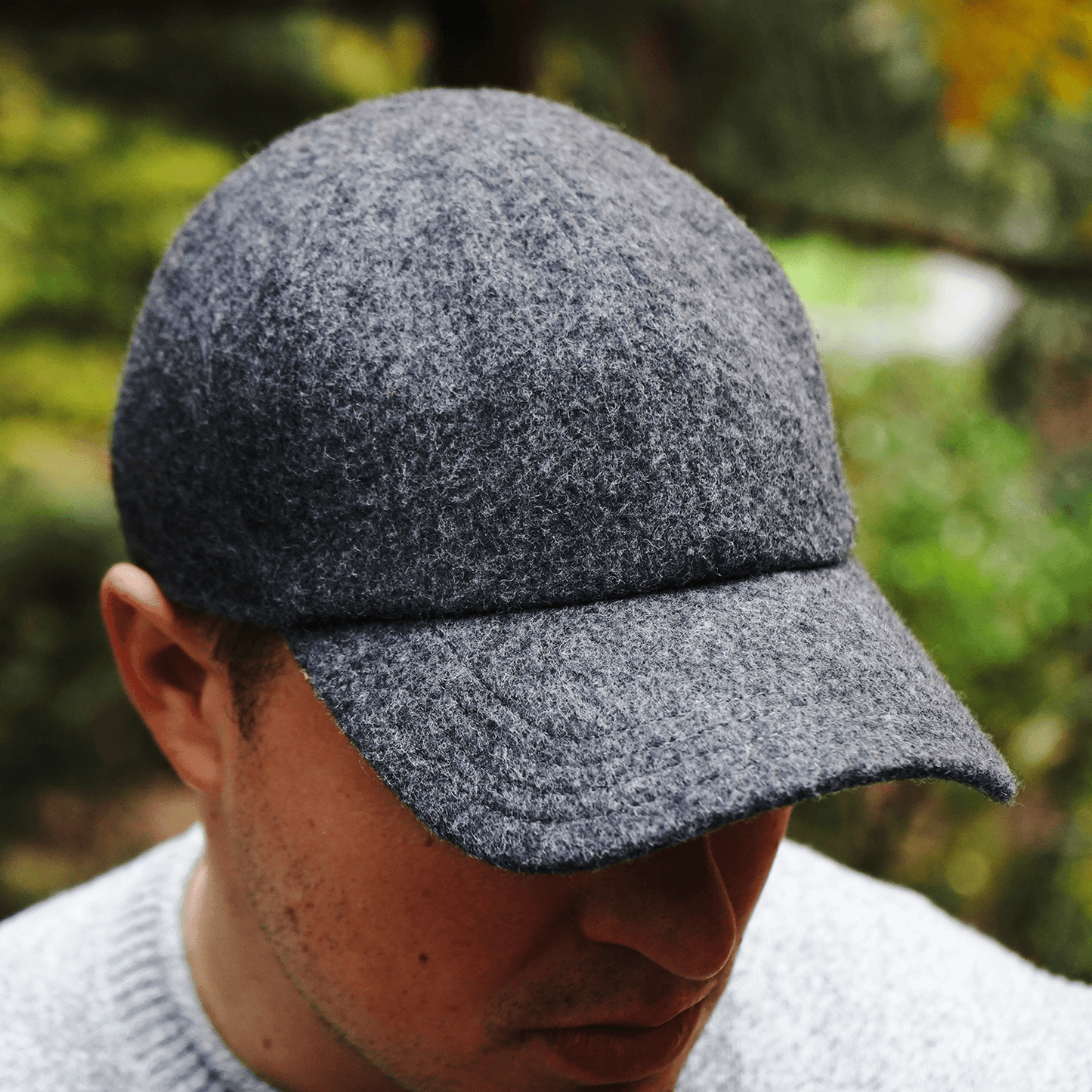 Brushed Grey Wool