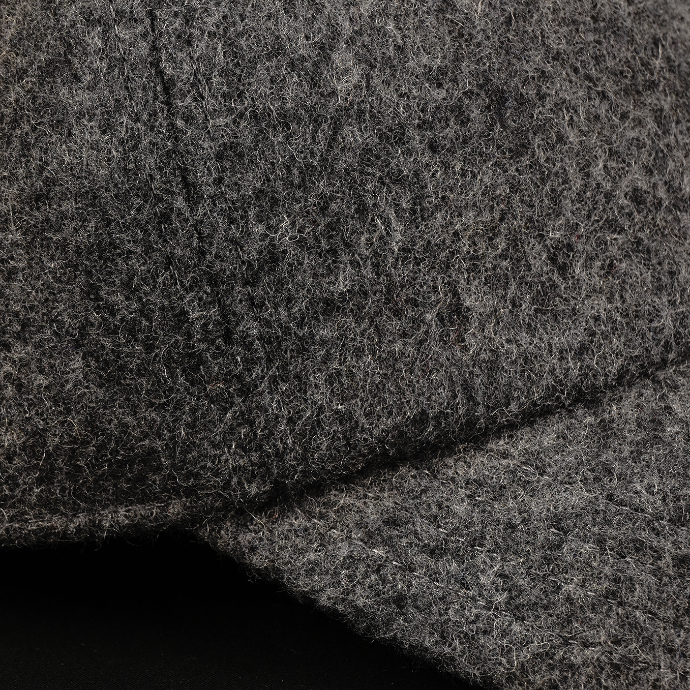 Brushed Grey Wool