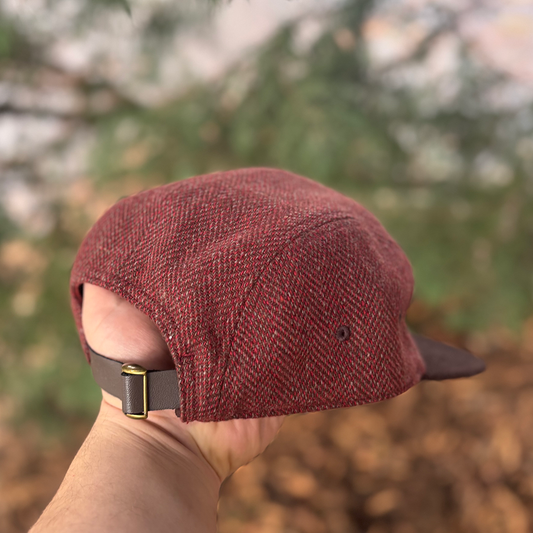 Crimson & Brown Wool 5 Panel w/ flannel liner
