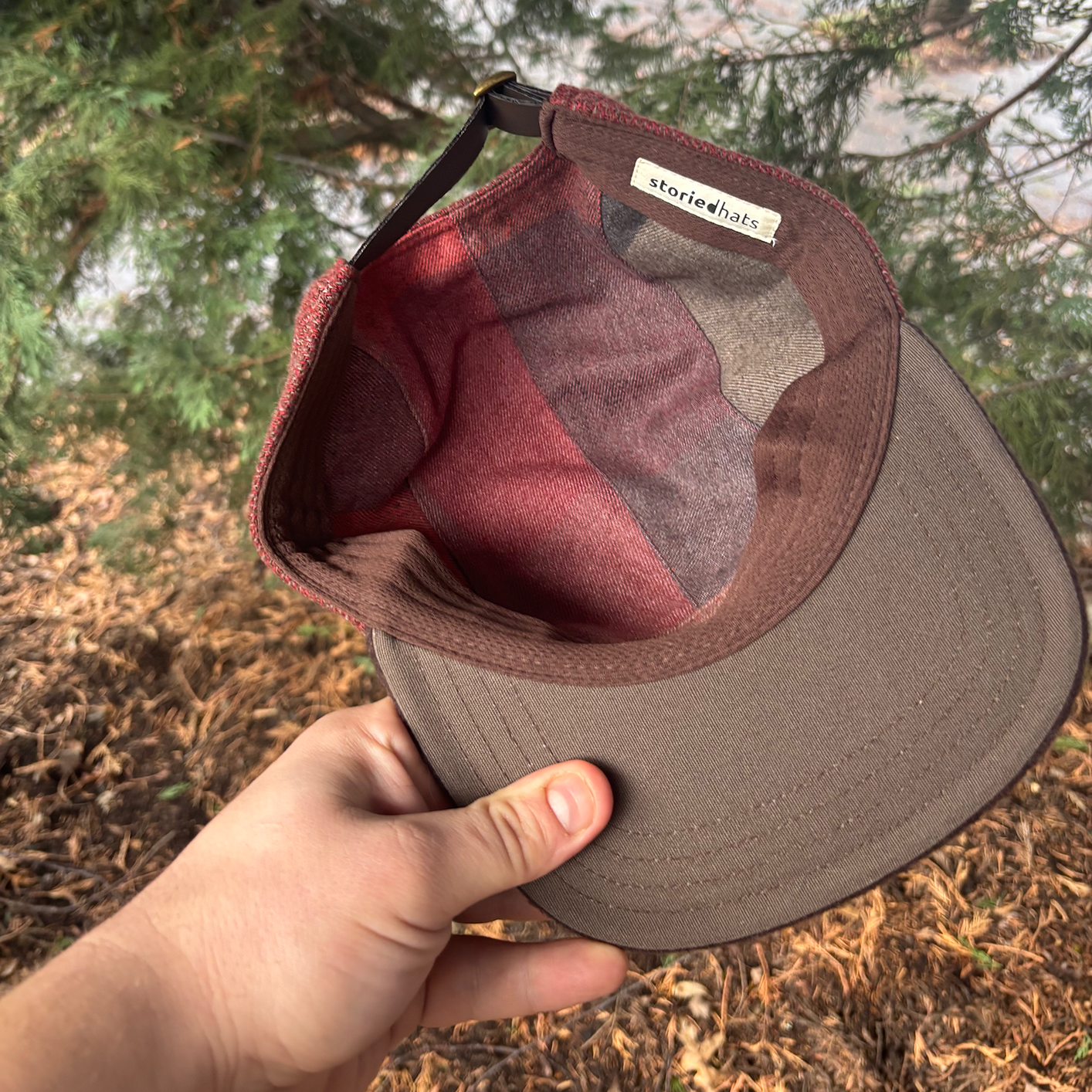 Crimson & Brown Wool 5 Panel w/ flannel liner
