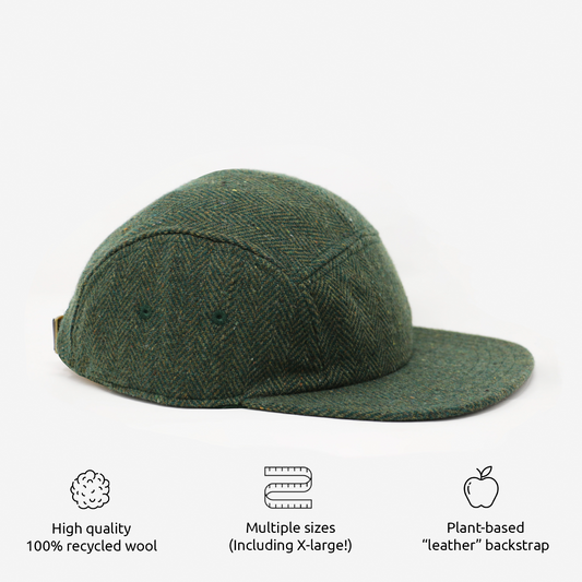 Forest & Olive Wool 5-Panel