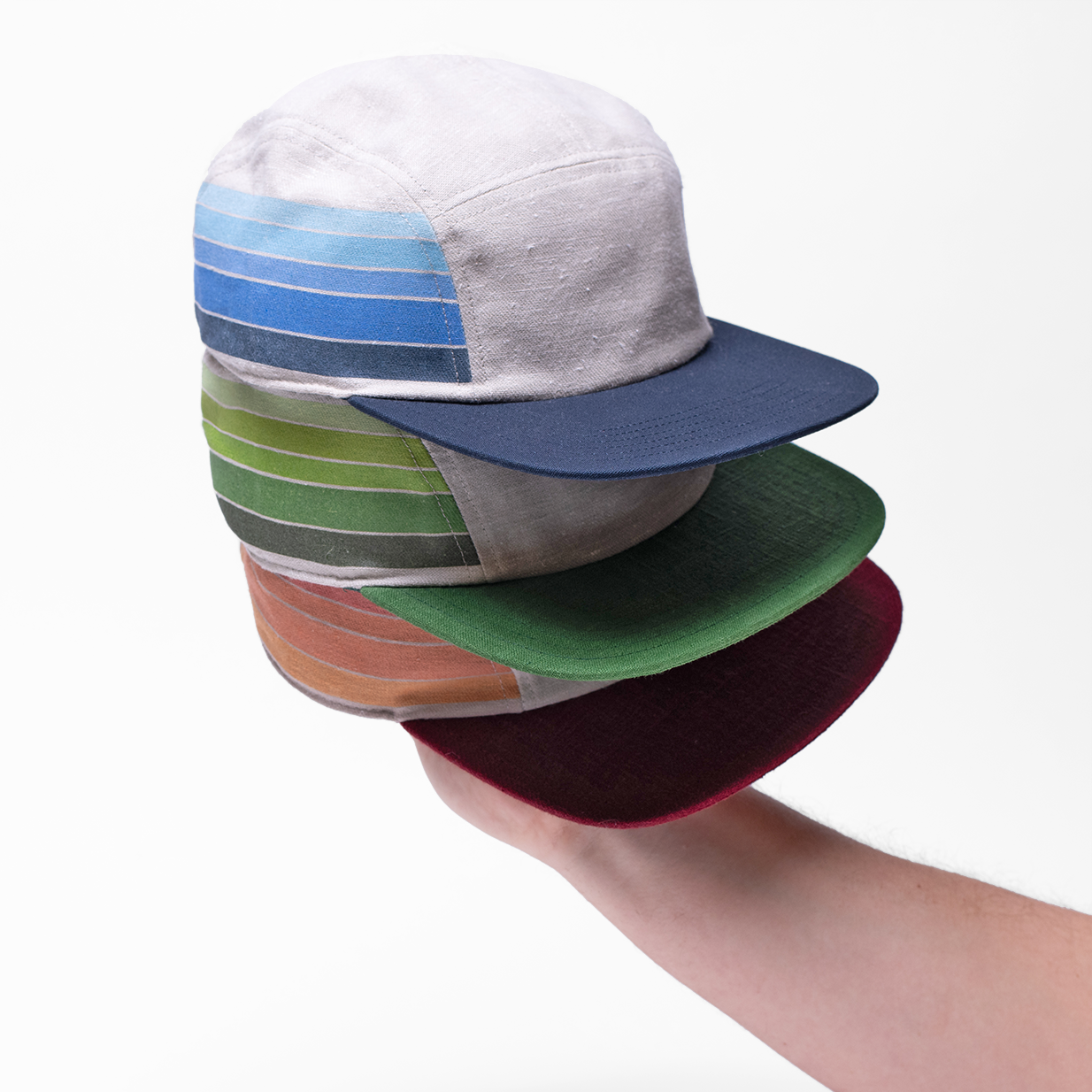 Retro Stripes Blue – storied hats